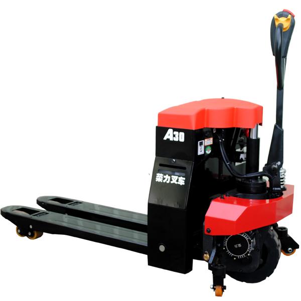 Custom Width 440 3t off-Road Wheel Full Electric Pallet Truck 560 Forklift